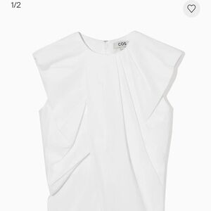 COS Gathered sleeveless top